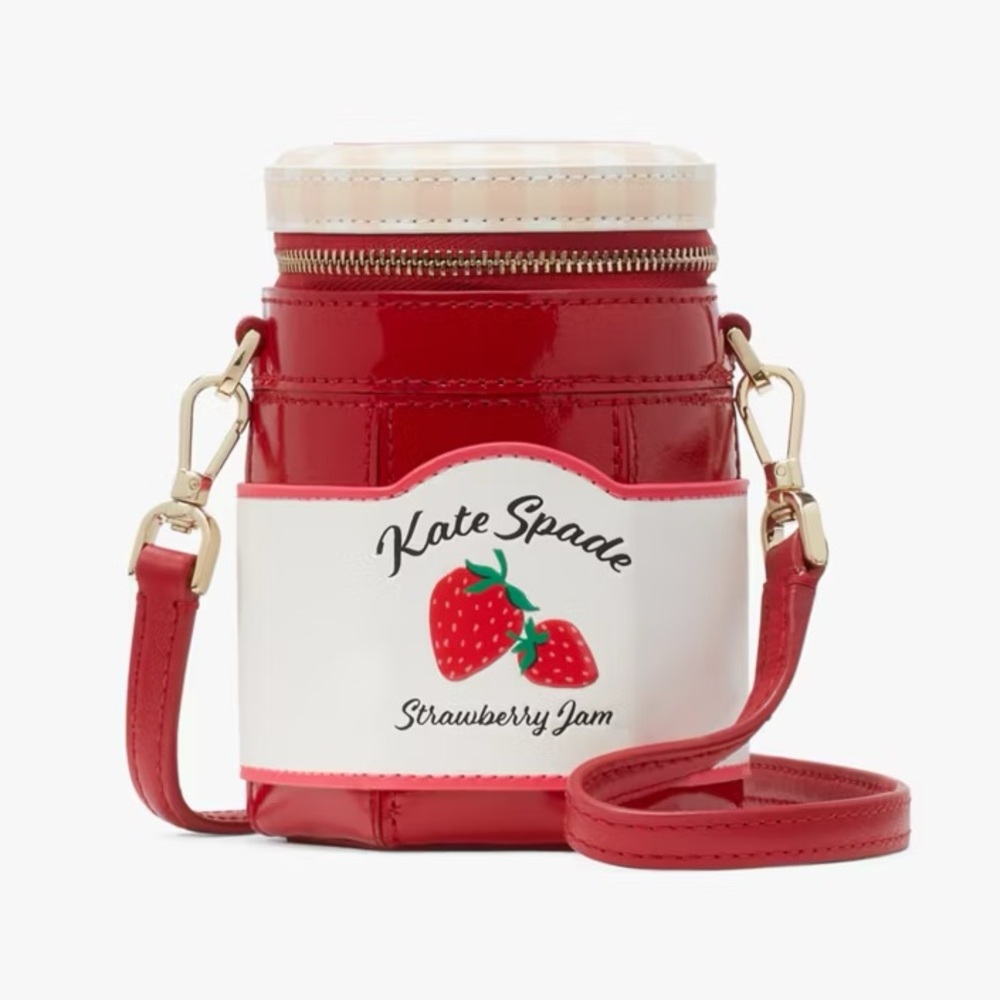 Kate Spade Strawberry Jelly Jar Purse
